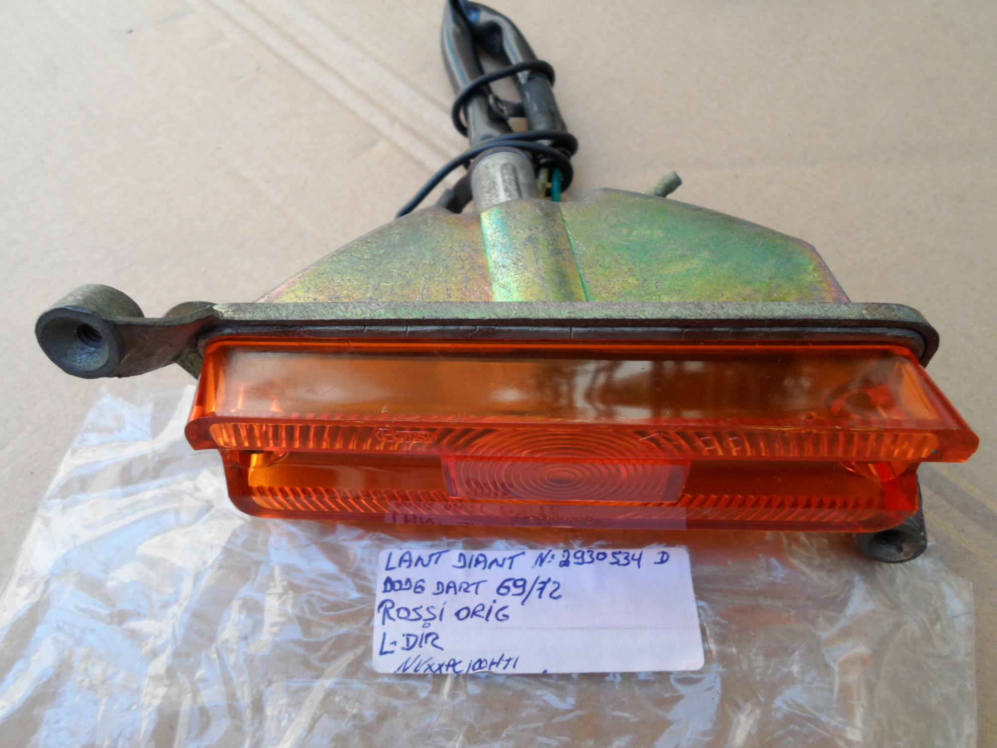 Lanterna Pisca Âmbar Original Rossi Dodge Dart 69/72 L/Dir