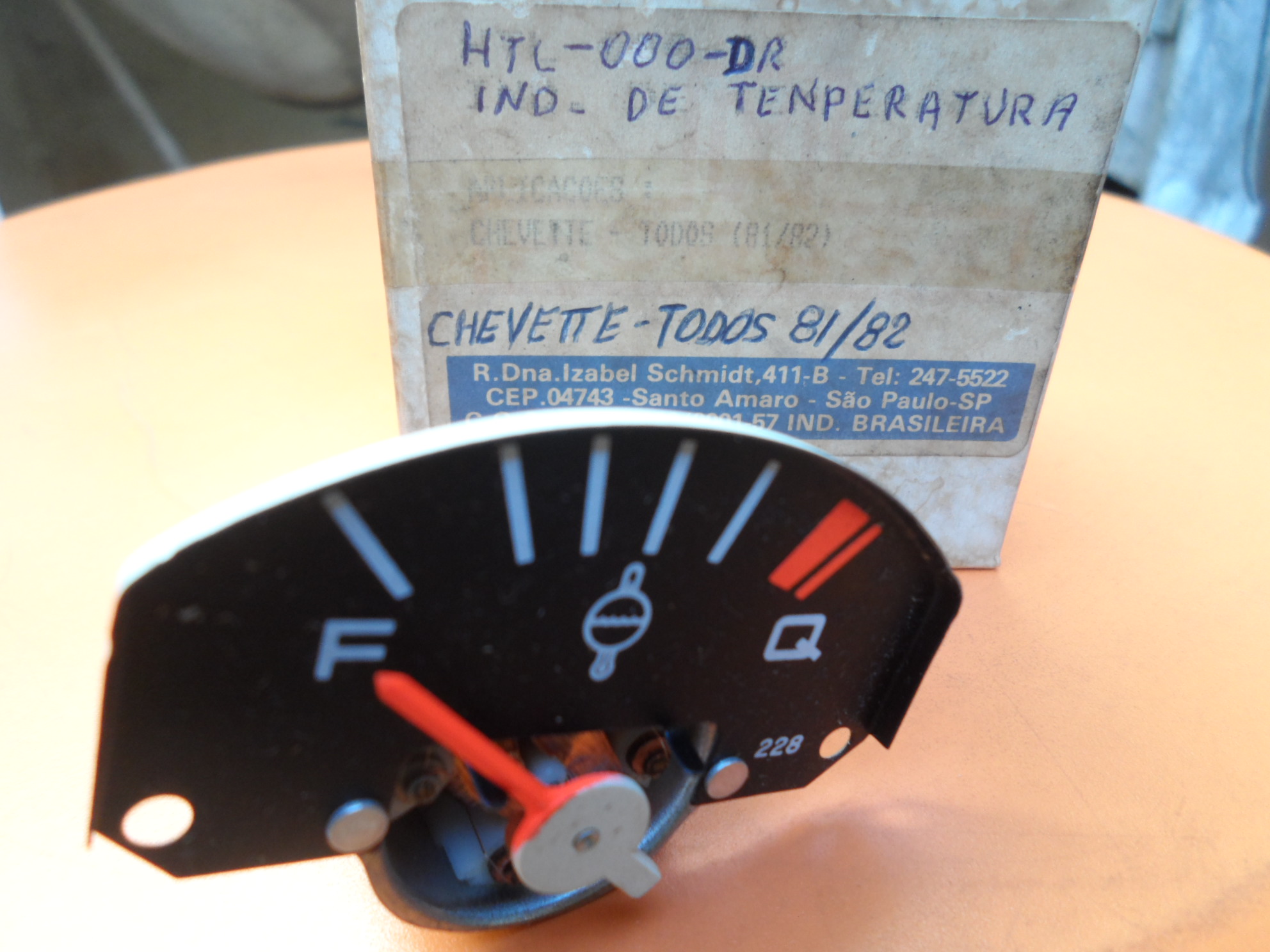 Marcador Indicador Temperatura Original GM Chevette 81/82