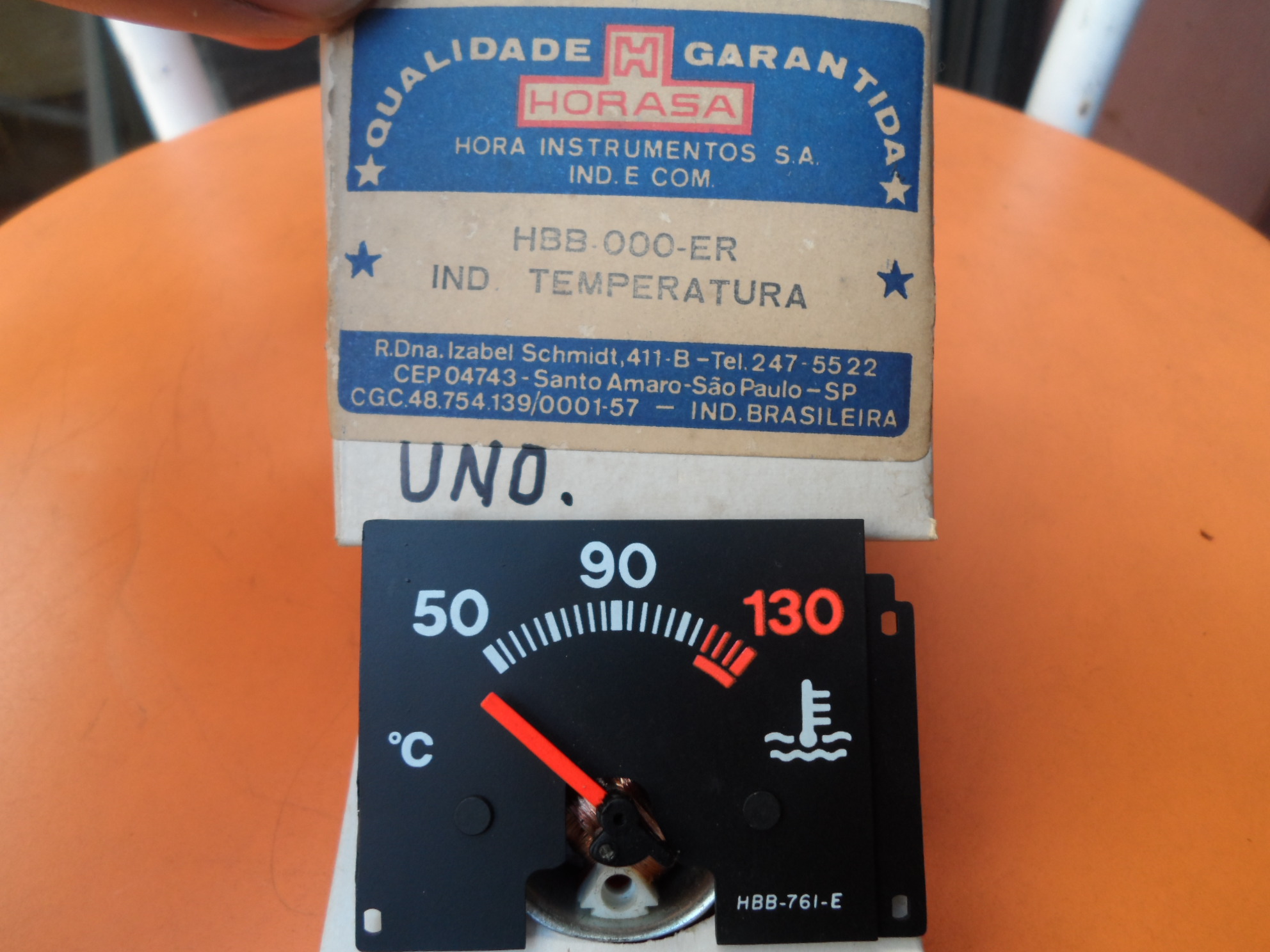 Marcador Indicador Temperatura Original Fiat Uno Elba prêmio 86 em Diante